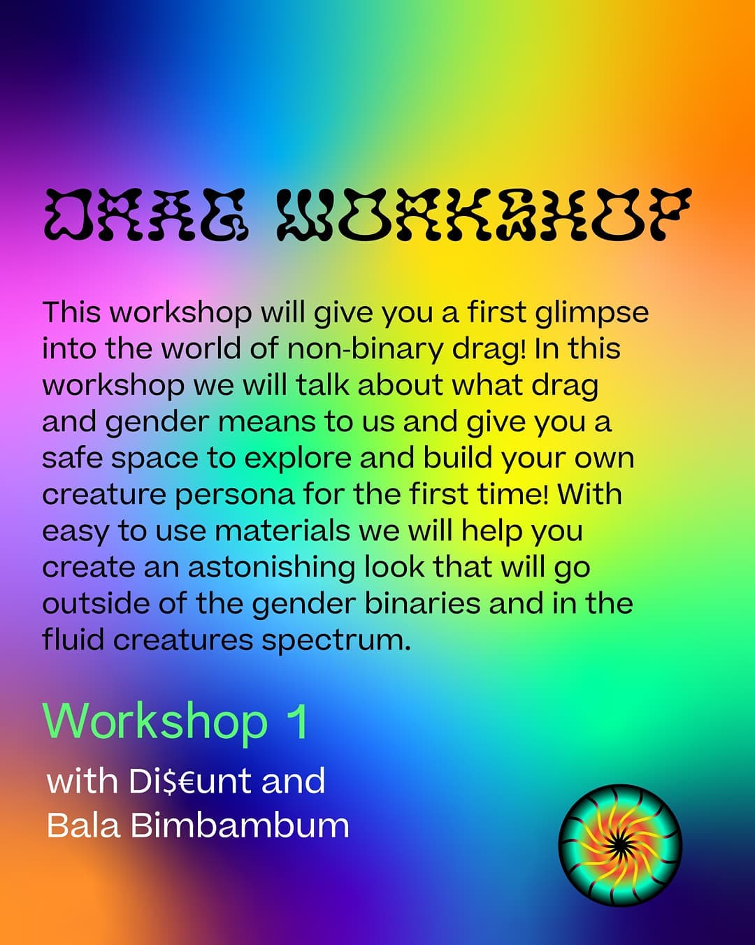 Drag Character Creation Workshop