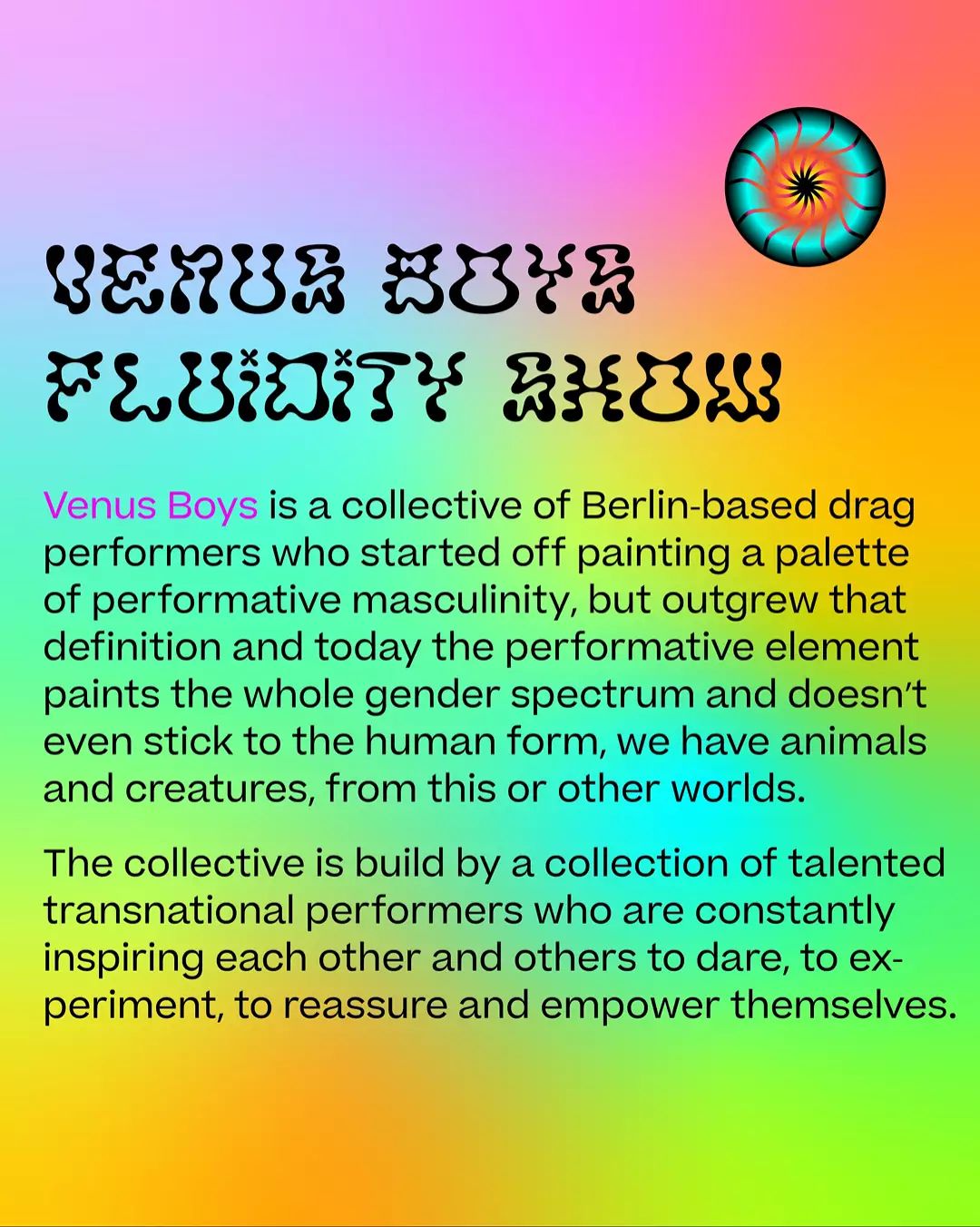 Venus Boys Berlin presents a Queer Variety Show